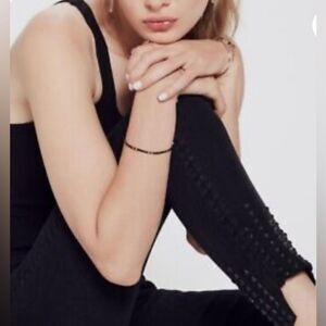 MOTHER Stunner Zip Ankle Step Fray Jeans Studded Size 27 Wrong Side Of The Track